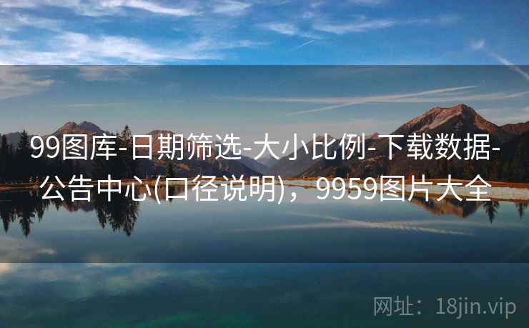 99图库-日期筛选-大小比例-下载数据-公告中心(口径说明)，9959图片大全